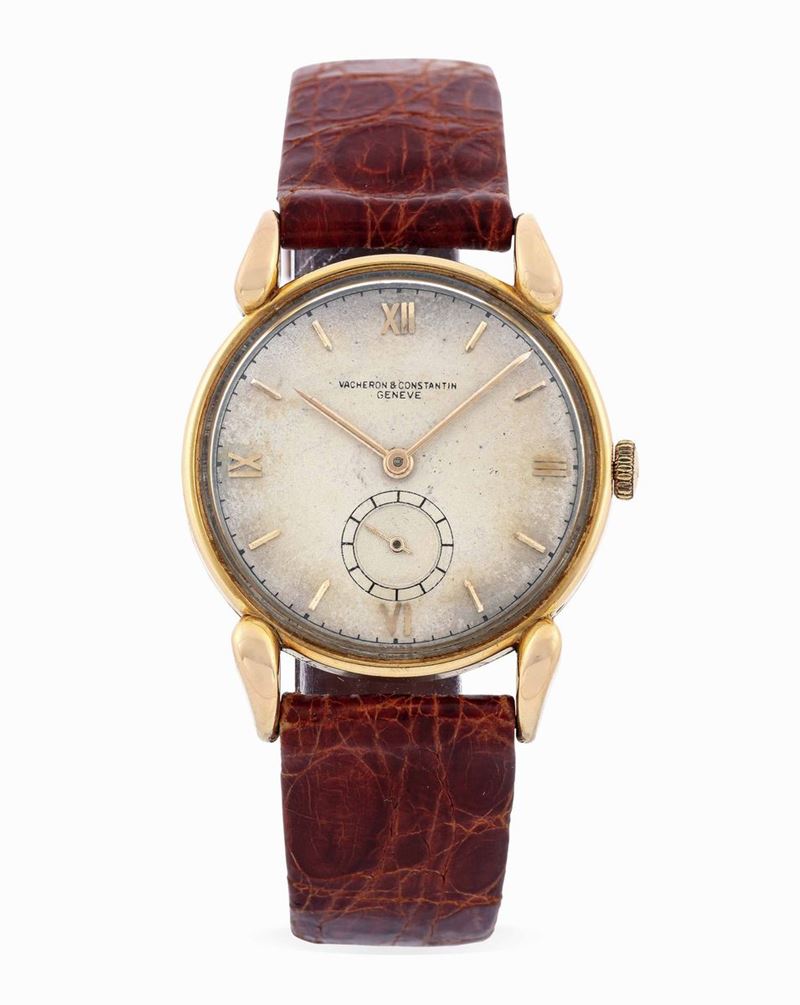 VACHERON & CONSTANTIN - Elegant rose gold wristwatch with second hand at 6 o'clock.  - Auction Important Wristwatches and Pocket Watches - Cambi Casa d'Aste
