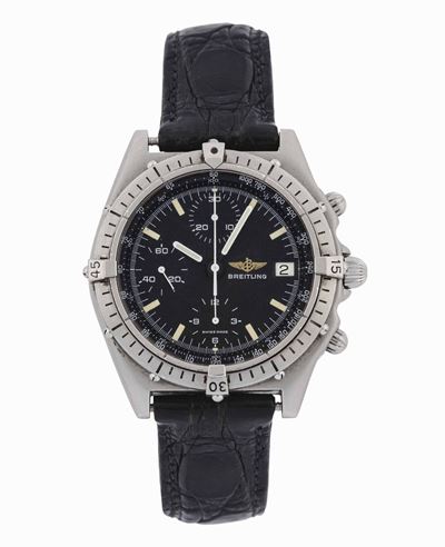 Breitling - Orologio da Polso con Cronografo, Scala Tachimetrica e Data Ad Ore 3.