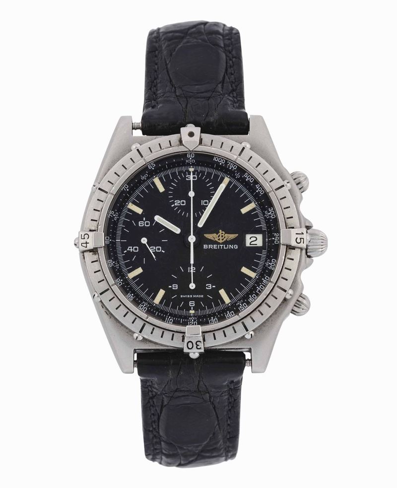 BREITLING - Chronograph wristwatch, tachymeter scale and date at 3 o'clock.  - Auction Watches - Cambi Casa d'Aste