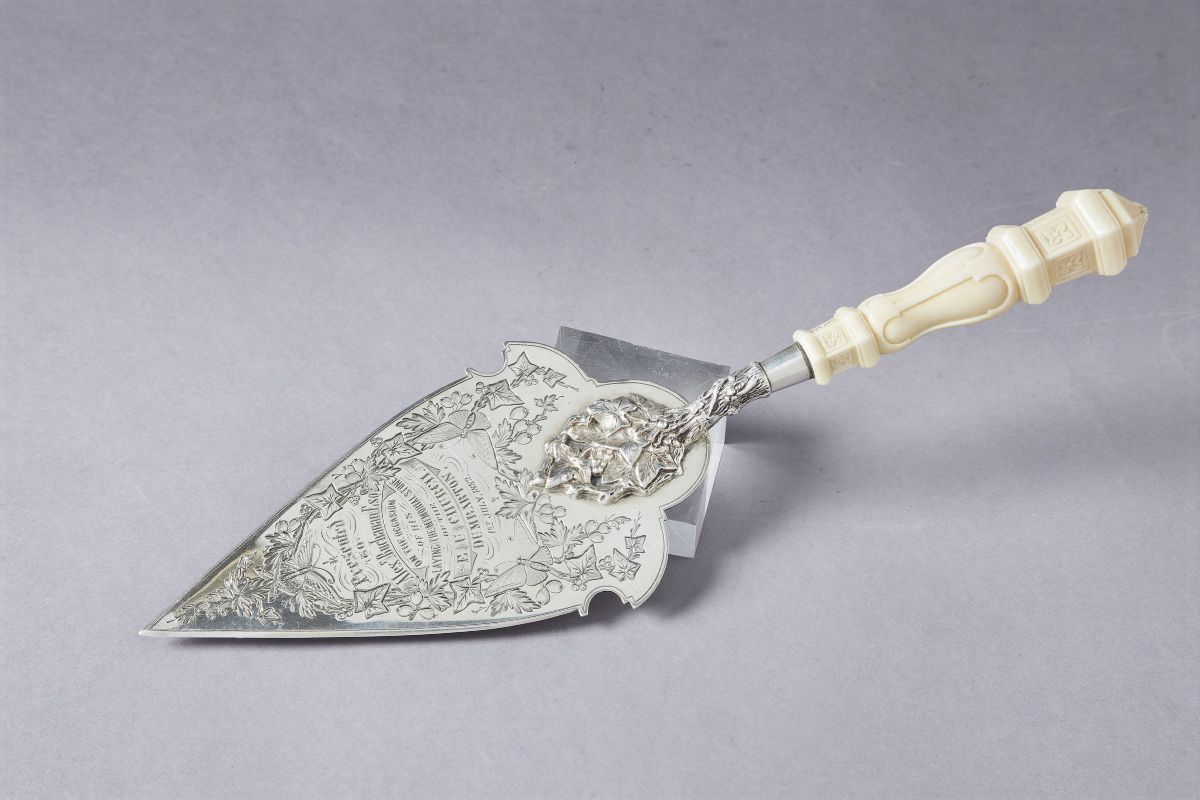 Paletta in Argento Sterling. Argentiere Martin Hall & Co, Città di Sheffield 1879