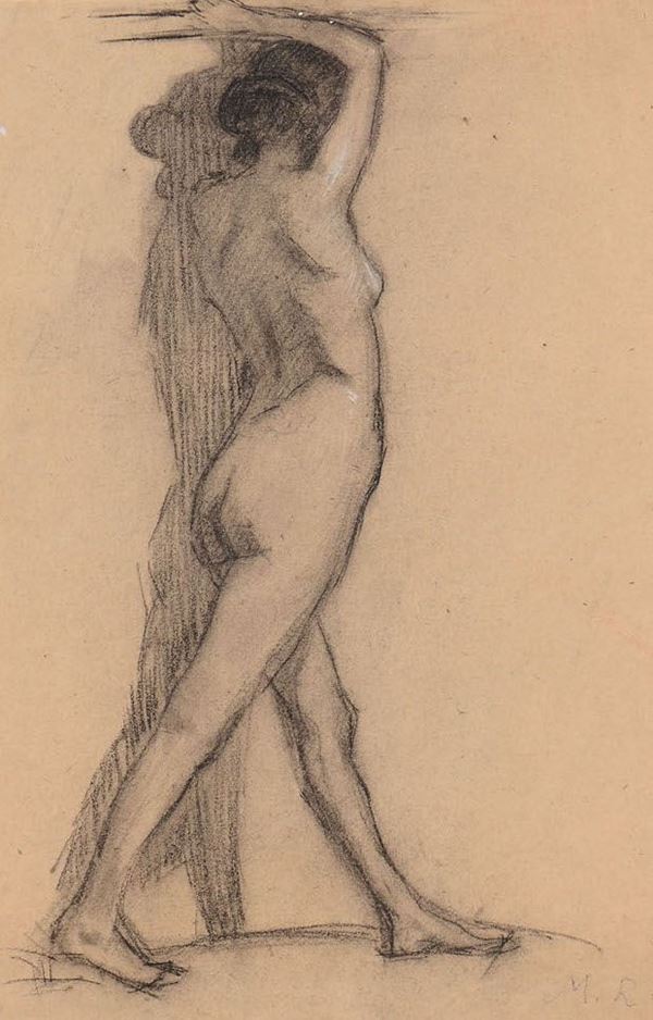 Anonimo del XIX-XX secolo Nudo femminile, 1922