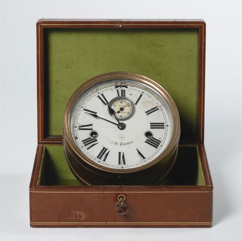 Orologio di bordo da parete, XX secolo  - Auction Marittime Arts - Cambi Casa d'Aste