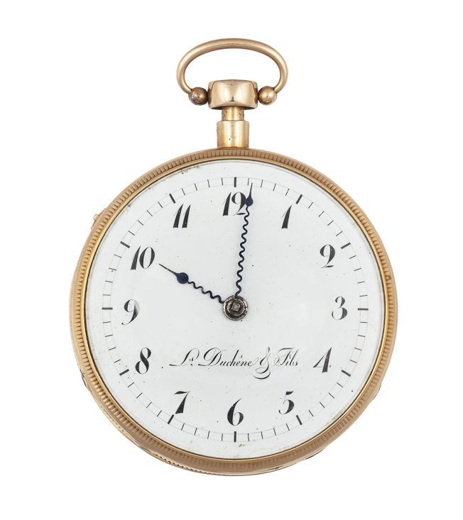 PUCHENE & FILS - Rose gold pocket watch.  - Auction Watches - Cambi Casa d'Aste