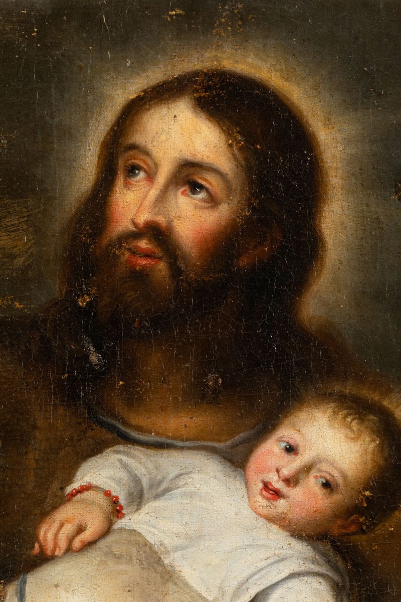 Bartolomé Esteban Murillo (siviglia 1617-1682), Seguace Dis. Antonio da Padova