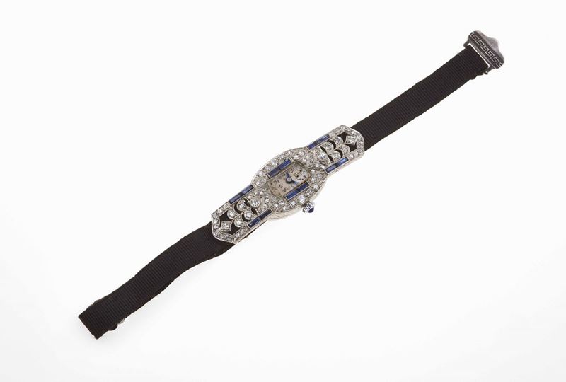 Orologio gioiello con diamanti  - Auction Jewels - Timed Auction - Cambi Casa d'Aste