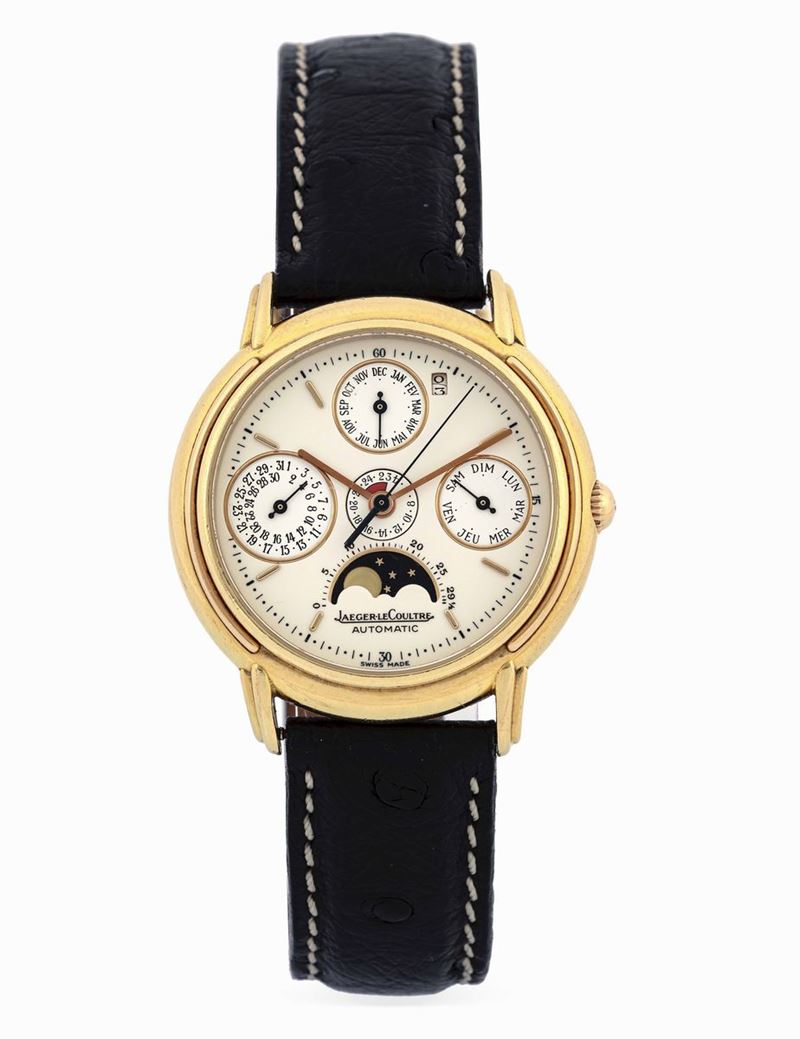 JAEGER LECOULTRE - Very fine Yellow gold Odysseus perpetual calendar with moon phase.  - Auction Important Wristwatches and Pocket Watches - Cambi Casa d'Aste