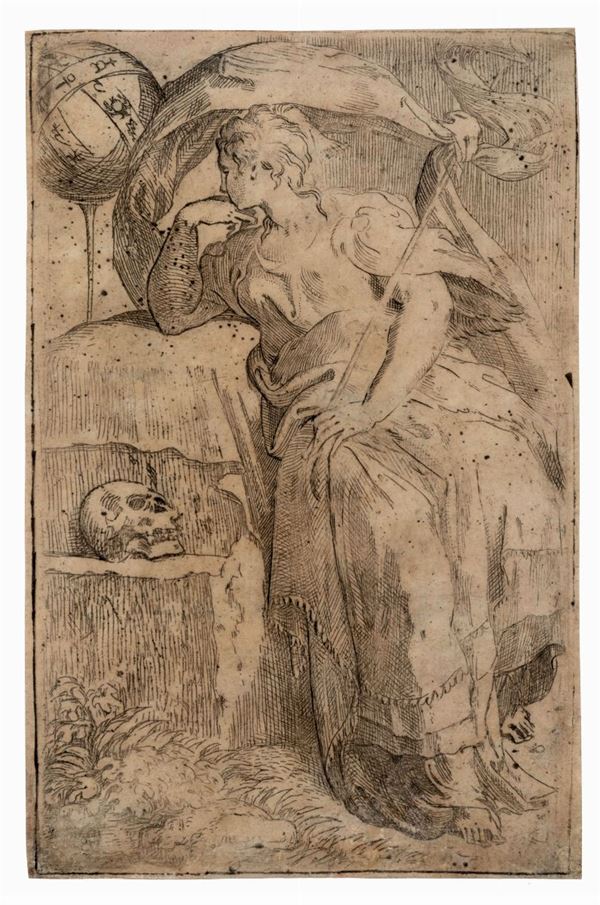Girolamo Francesco Mazzola detto il Parmigianino - Girolamo Francesco Mazzola detto il Parmigianino (Parma 1503-1540) L'Astrologia o l'Alchimia