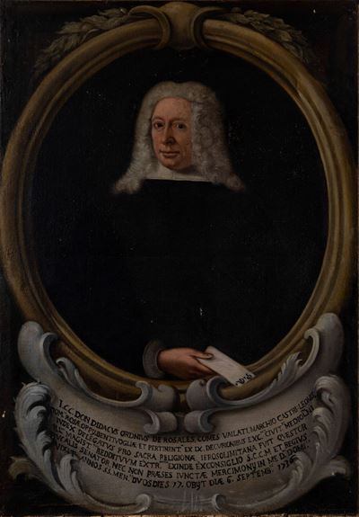 Scuola Lombarda del XVIII Secoloritratto di Diego Ordogno De Rosales