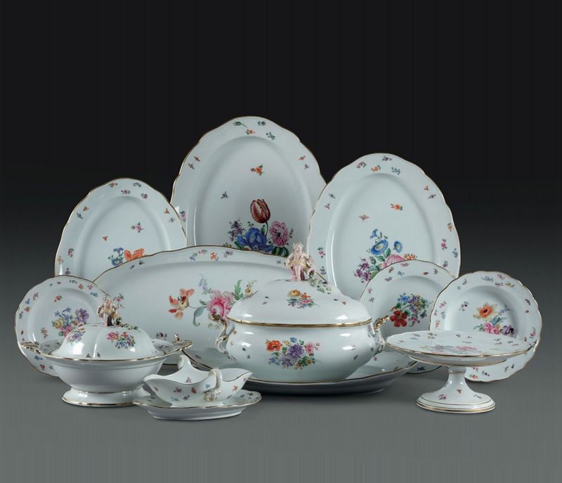 Servizio da tavola Meissen, seconda metà del XX secolo  - Auction L'Art de la Table - Cambi Casa d'Aste