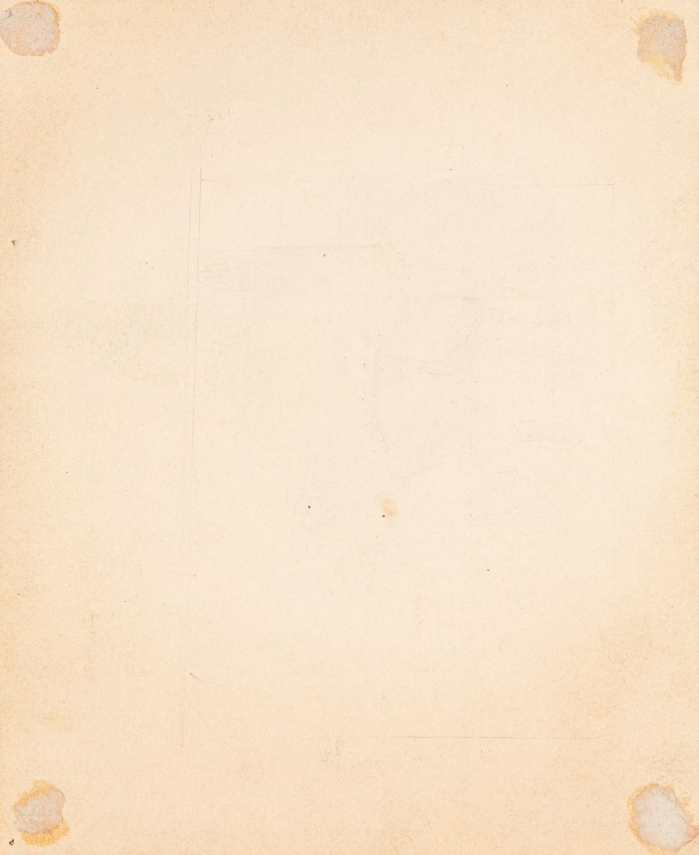 Mauro Gandolfi (bologna 1764-1834) Testa D'uomo Barbuto con Grande Copricapo