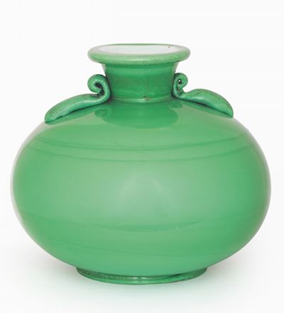Napoleone Martinuzzi, Vetreria Zecchin Martinuzzi, Grande vaso a sfera schiacciata e collo conico...