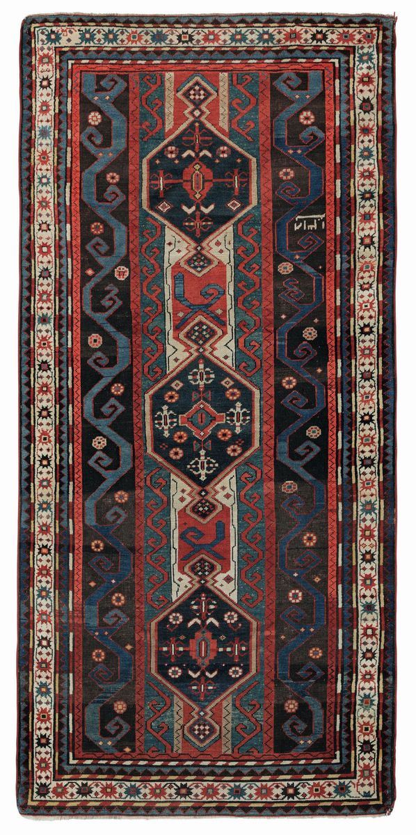 Tappeto Kazak, Caucaso fine XIX secolo  - Auction antique rugs - Cambi Casa d'Aste