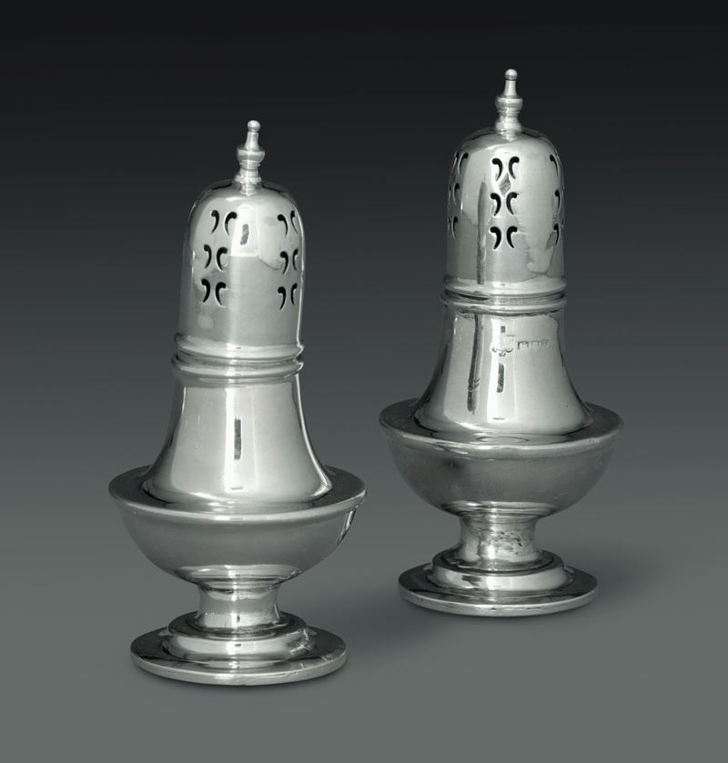 Due salsiere in argento. Inghilterra, città di Chester 1902  - Asta L'Art de la Table - Cambi Casa d'Aste