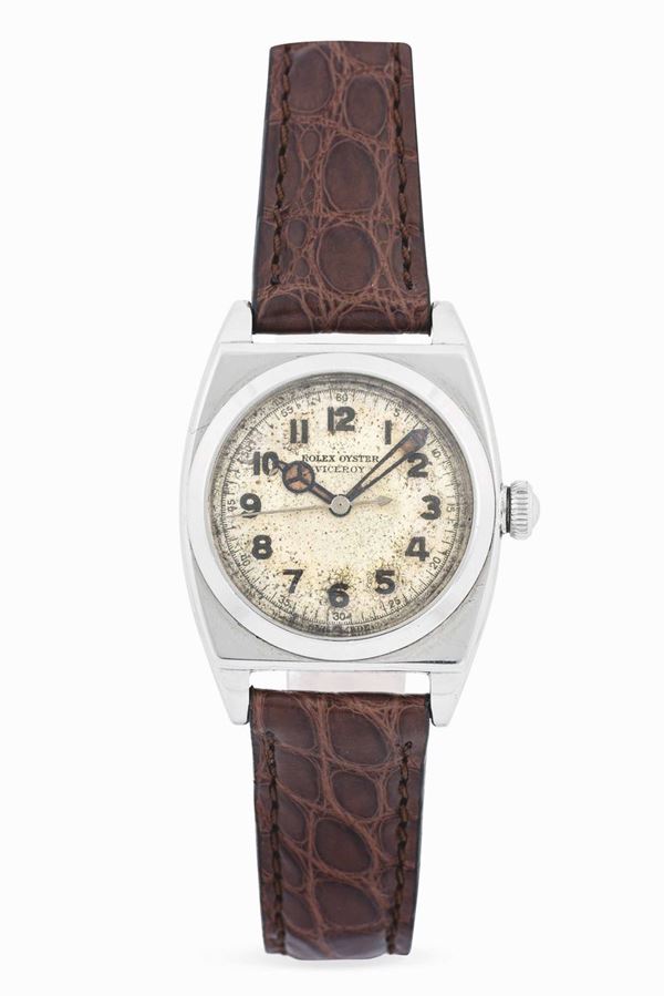 ROLEX - Rarissimo orologio d'epoca in acciaio risalente agli anni '40.