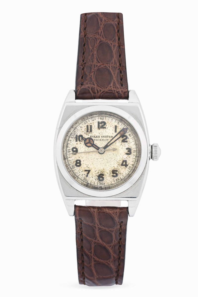 ROLEX - Rarissimo orologio d'epoca in acciaio risalente agli anni '40.  - Asta Orologi da Polso e da Tasca - Cambi Casa d'Aste