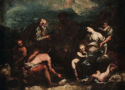 Valerio Castello (genova 1624-1659) Scena Biblica