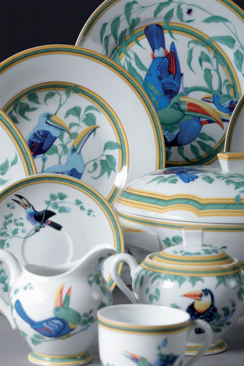 Servizio da Tavola Hermès Tucano Limoges, Verso la Fine del XX Secolo