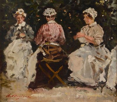 Raffaele Ragione (1851 - 1919)balie a Parc Monceau