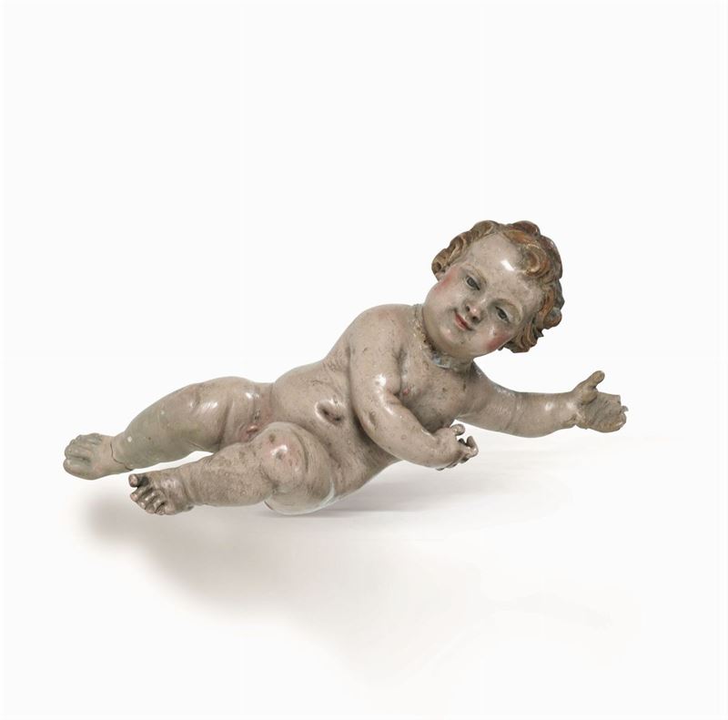 A Baby Jesus, Naples, late 17/1800s  - Auction Sculptures and works of art - Cambi Casa d'Aste