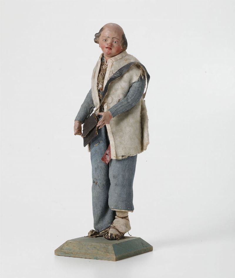 A shepherd, Naples, late 17/1800s  - Auction Antiques II - Timed Auction - Cambi Casa d'Aste