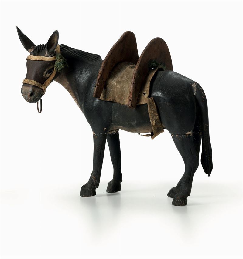 A donkey, Naples, late 17/1800s  - Auction Sculptures and works of art - Cambi Casa d'Aste