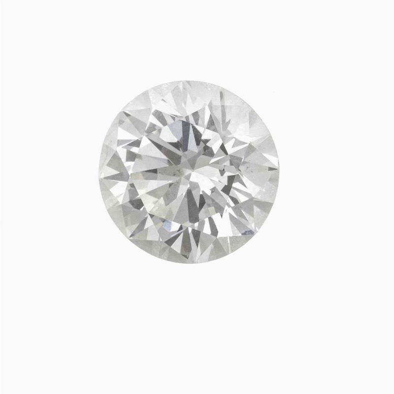 Unmounted brilliant-cut diamond weighing 1.36 carats; accompanied by a gemmological report  - Auction Fine Jewels - Cambi Casa d'Aste
