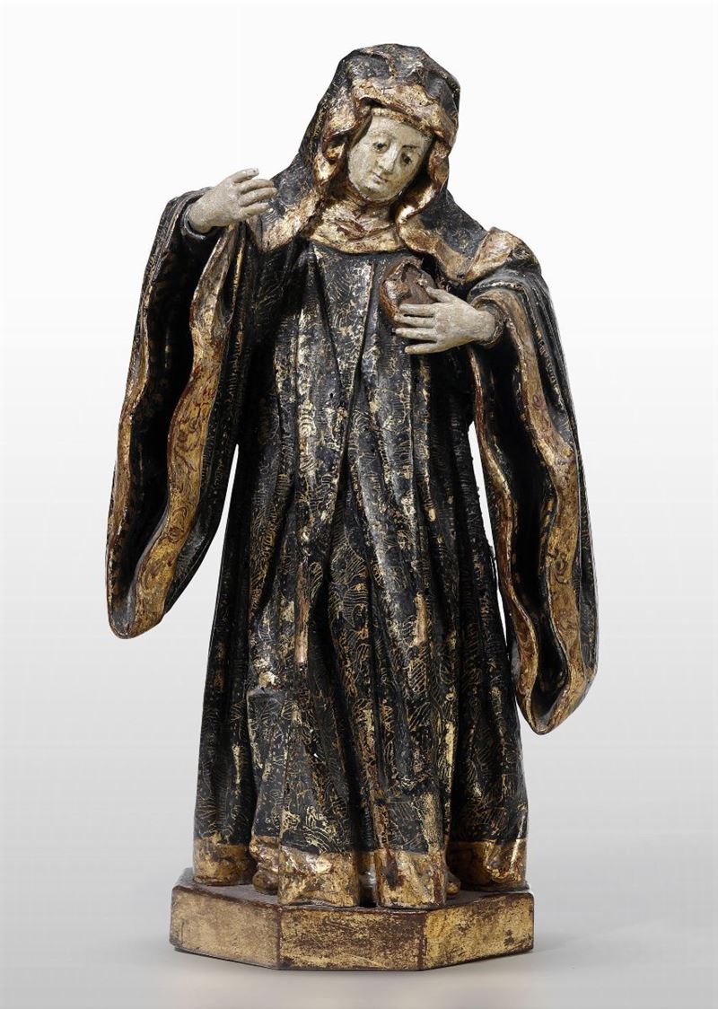 A St. Teresa of Avila (?), Spain, 1500s  - Auction Sculptures and works of art - Cambi Casa d'Aste