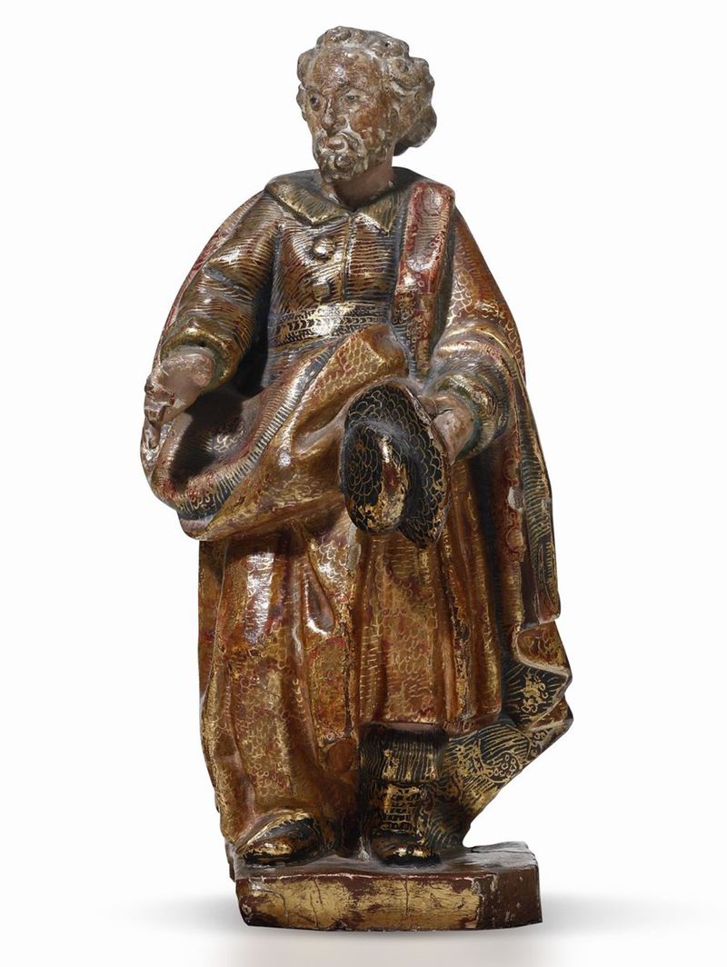 A St. James of Compostela, Spain, 1500s  - Auction Sculptures and works of art - Cambi Casa d'Aste