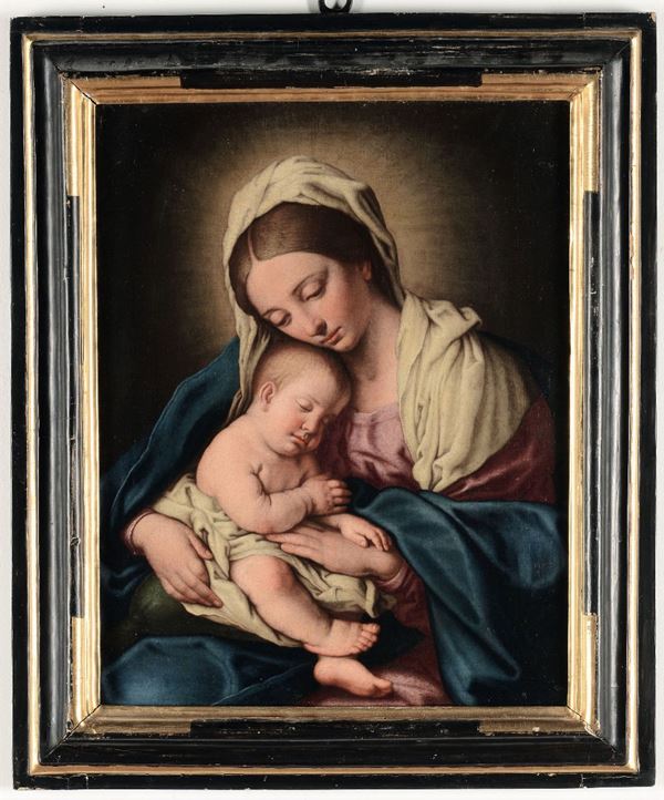 Giovan Battista Salvi detto il Sassoferrato - Giovan Battista Salvi detto il Sassoferrato (Sassoferrato 1609 - Roma 1685) Madonna con Bambino