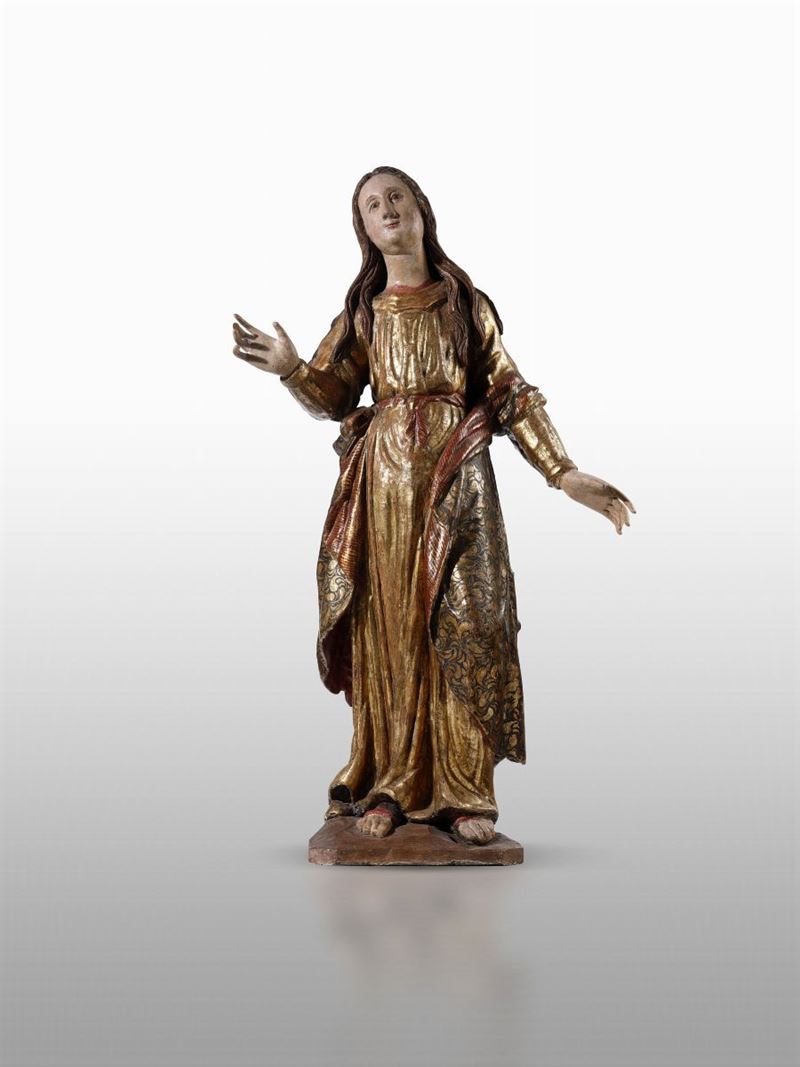 A Saint (Magdalene?), Spain, 1600s  - Auction Sculptures and works of art - Cambi Casa d'Aste
