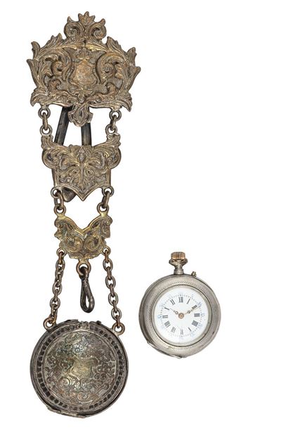 Lotto da Tre Orologi da Tasca in Argento. Non Funzinanti