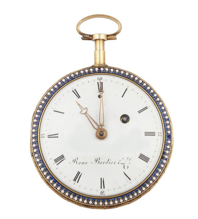 ROUX BORDIER - Pocket watch with enamels.  - Auction Watches - Cambi Casa d'Aste