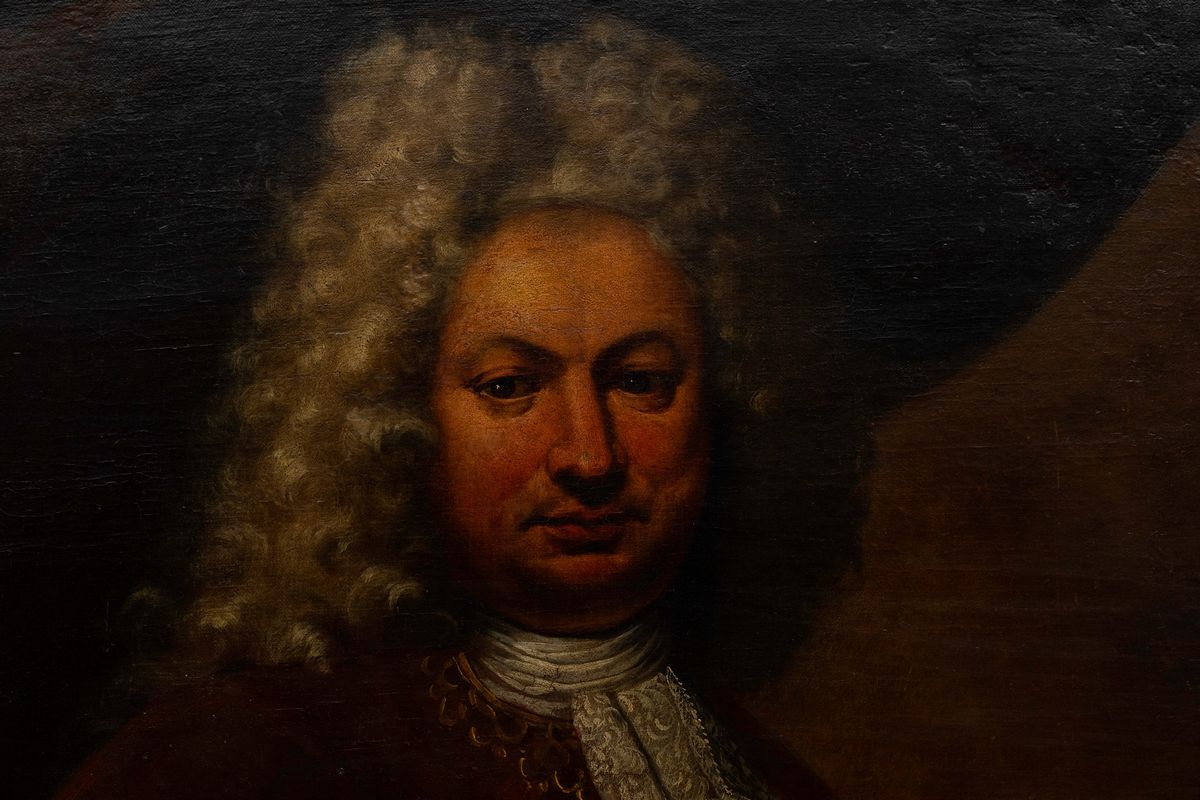 Scuola Lombarda del XVIII Secolo Ritratto di Gentiluomo