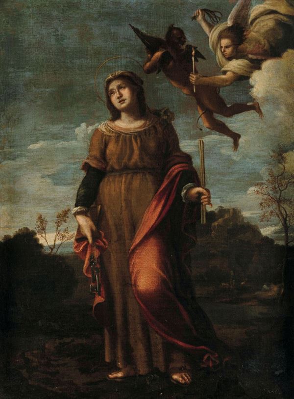 Carlo Bononi - Carlo Bononi detto Bonone (Ferrara 1569-1632), attribuito a Santa Marta