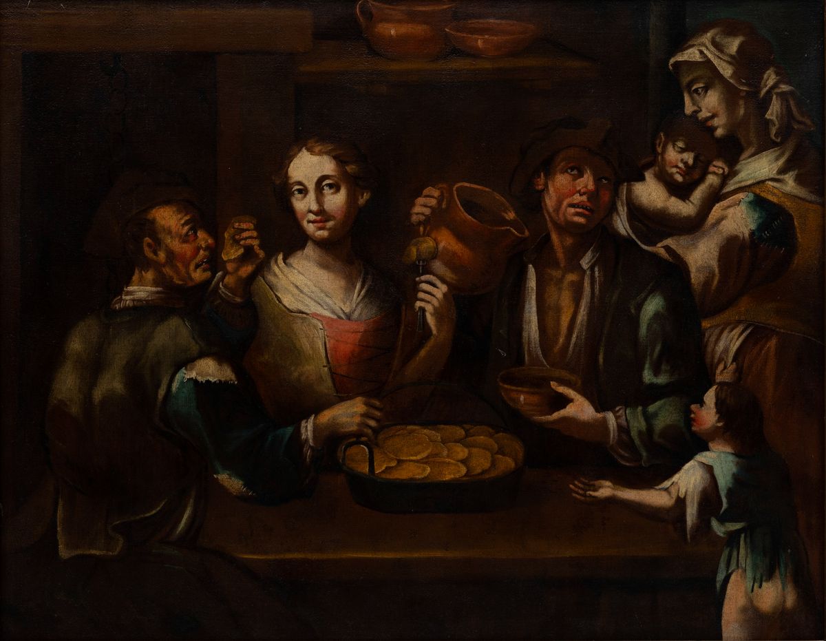 Giacomo Francesco Cipper Detto il Todeschini (documentato dal 1705 al 1736), Attribuito Ainterno ...