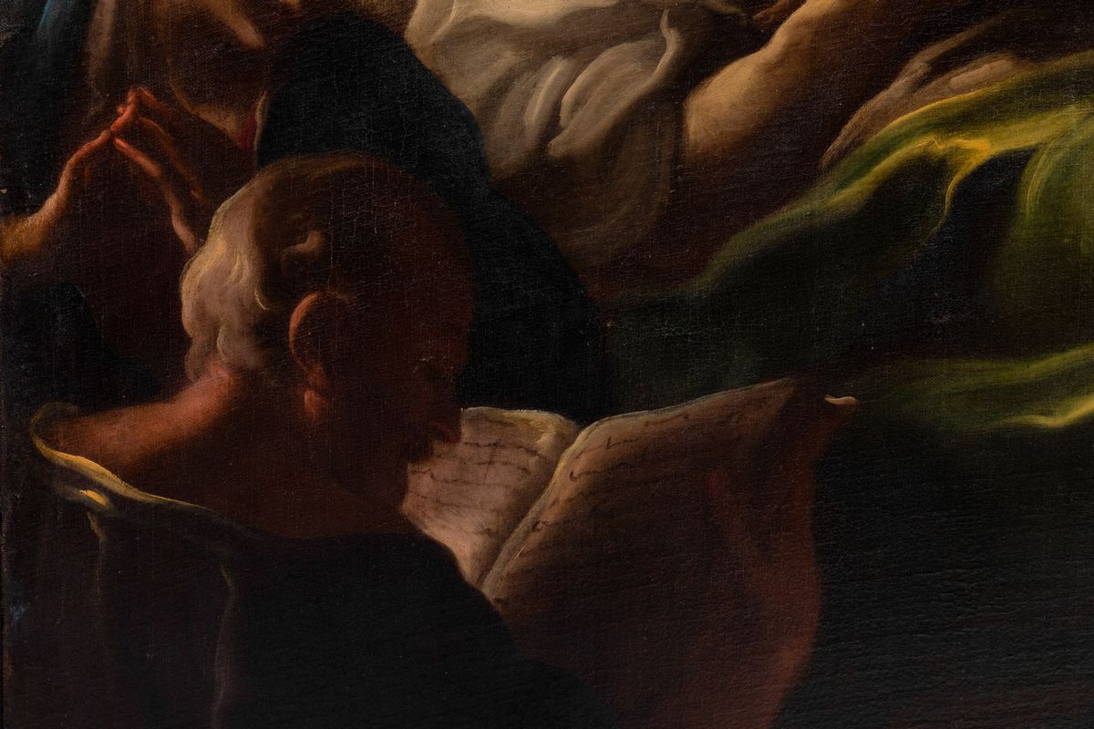 Carlo Preda (milano 1651-1729)transito di San Giuseppe