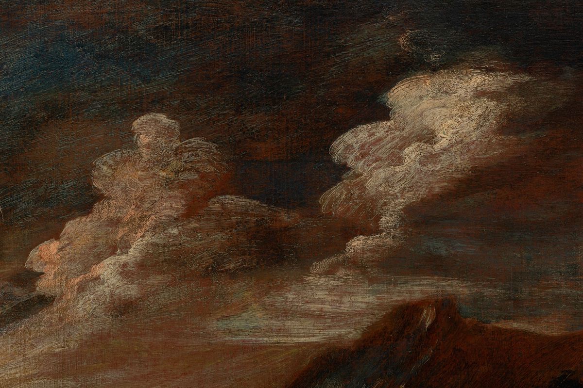 Giovanni Benedetto Castiglione Detto il Grechetto - Attribuito a Figure con Armenti