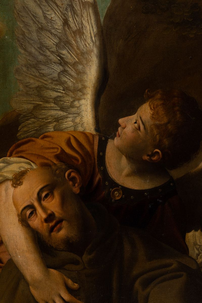 Jacob De Backer (anversa 1555-1585) Estasi di San Francesco
