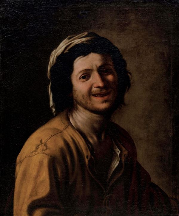 Salvator Rosa (Napoli 1615 - Roma 1673), ambito di Democrito 