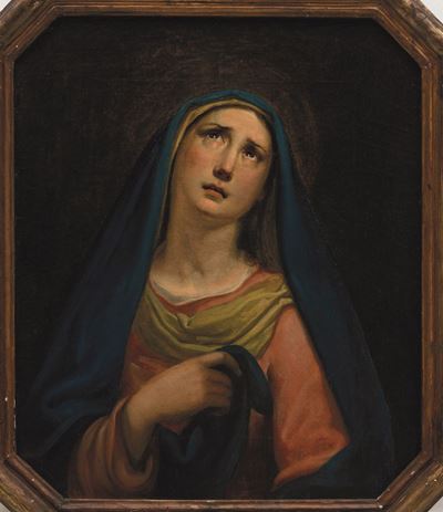 Giacomo Trecourt (bergamo 1812 - Pavia 1882), Attribuito Amadonna Addolorata
