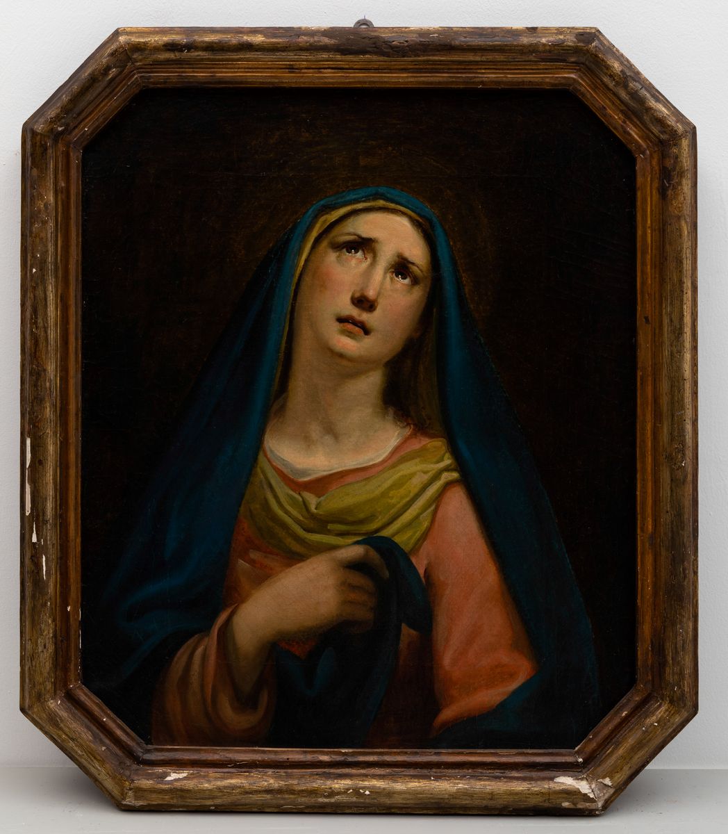 Giacomo Trecourt (bergamo 1812 - Pavia 1882), Attribuito Amadonna Addolorata