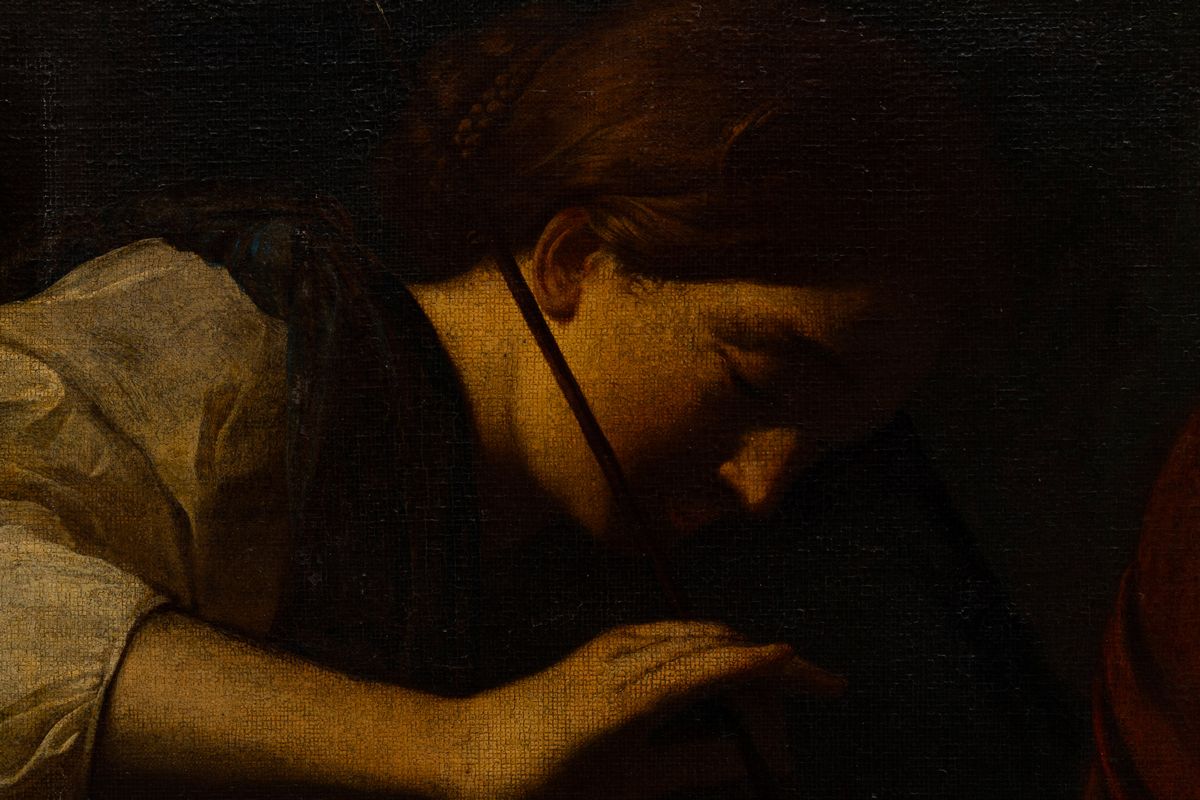 Antonio De Bellis (napoli 1630-1656) San Sebastiano e le Pie Donne