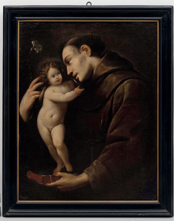 Melchiorre Gherardini - Melchiorre Gherardini detto il Ceranino (Milano 1607-1668), attribuito a Sant’Antonio da Padova con il Bambino 