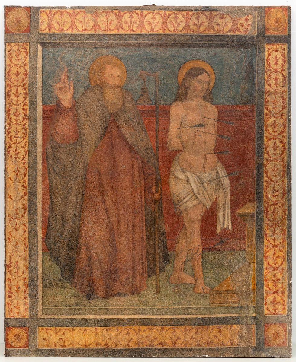 Scuola del XVII Secolosan Sebastiano e Sant'antonio Abate