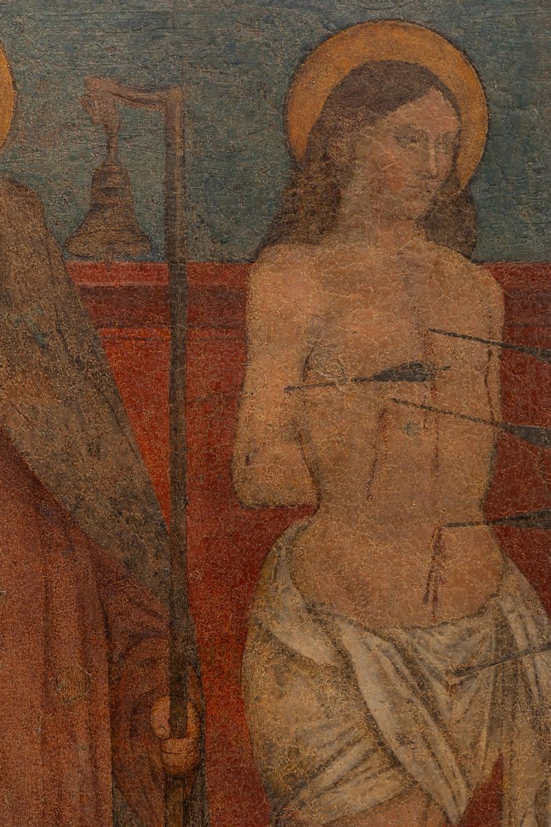 Scuola del XVII Secolosan Sebastiano e Sant'antonio Abate