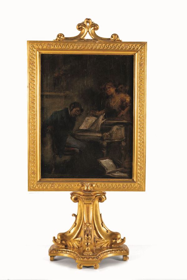 Giovanni Carnovali detto il Piccio (Varese 1804 - Coltaro 1873), attribuito a Madonna Il pianista