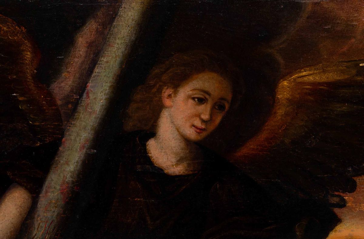 Maestro del Figliol Prodigo (attivo Ad Anversa tra il 1550 e il 1560)trinità