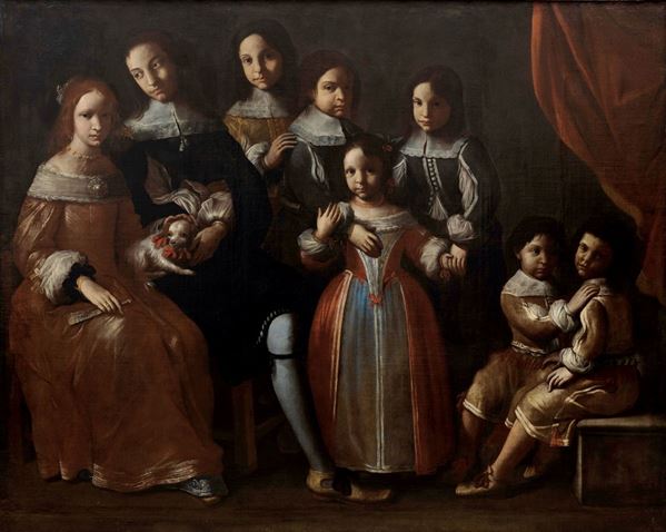 Pier Francesco Cittadini (? 1616 - Bologna 1681) Ritratto di famiglia