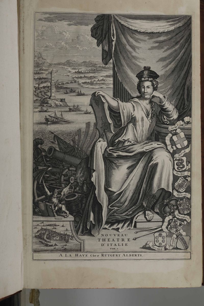 Blaeu, Johannes - Mortier, Pierrenouveau Theatre D'italie Ou Description Exacte De Ses Villes, Pa...