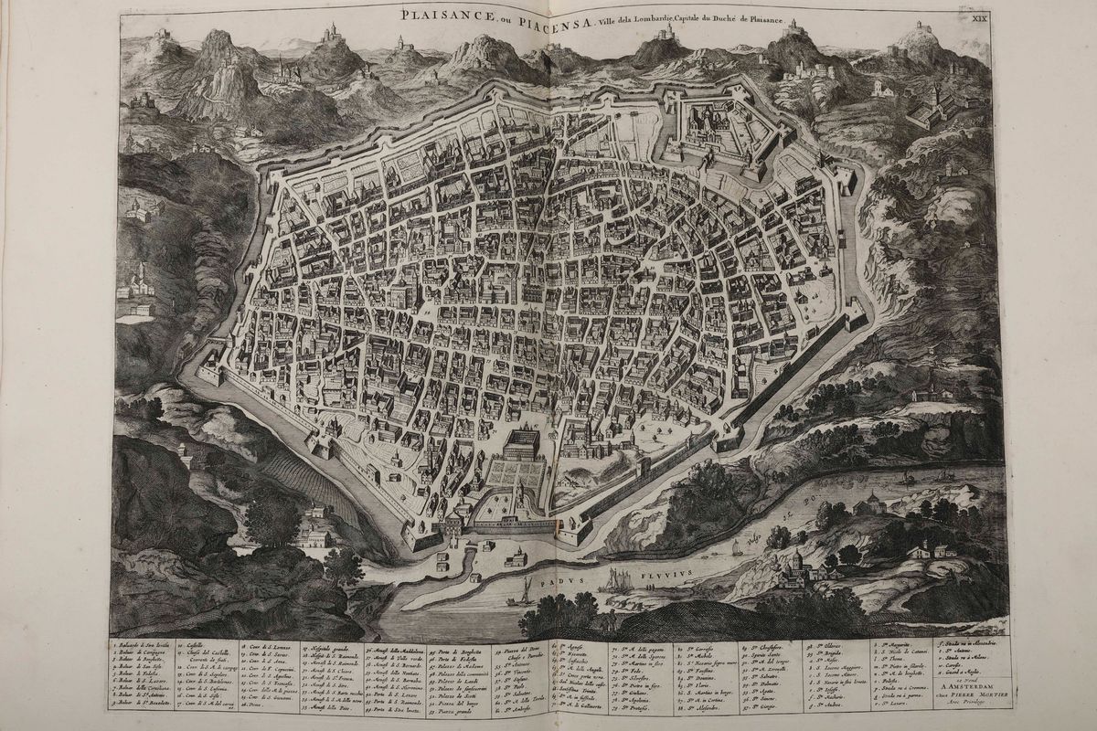 Blaeu, Johannes - Mortier, Pierrenouveau Theatre D'italie Ou Description Exacte De Ses Villes, Pa...